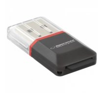 Esperanza EA134K card reader Black,Silver,Transparent USB 2.0 EA134K