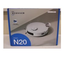 SALE OUT. Ecovacs DEEBOT N20 Floor Cleaning Robot with precise mapping and navigation technology (TrueMapping 2.0), OZMO mopping system, Whi | Ecovacs | Floor Cleaning Robot | DEEBOT N20 | Wet&Dry | Operating time (max) 300 min | 5200 mAh | Dust capacity 0.4 L | 8000 Pa | White | DAMAGED PACKAGING, USED AS DEMO DEEBOT N20 WHITESO