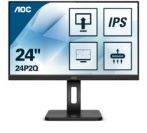 AOC 24P2Q LED display 60.5 cm (23.8") 1920 x 1080 pixels Full HD Black