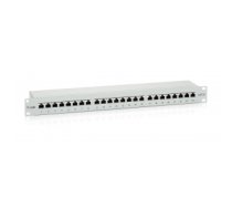 Equip 24-Port Cat.6 Shielded Patch Panel, Light Grey