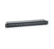 Equip 24-Port Cat.6 Shielded Patch Panel, Black