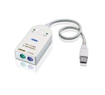 Aten UC100KMA cable interface/gender adapter USB A 6-pin Mini-DIN White