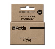 Actis KH-703BKR black ink cartridge for HP printer (HP 703 CD887AE replacement)