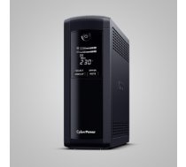 CyberPower Tracer III VP1200ELCD-FR uninterruptible power supply (UPS) Line-Interactive 1200 VA 720 W 5 AC outlet(s)