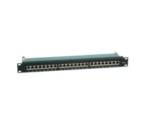 Value Kat.6 19"-Patchpanel, 24 P, geschirmt, schwarz