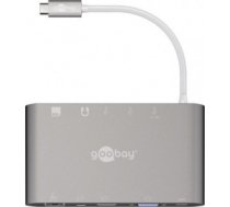 Goobay 62113 interface hub USB 3.2 Gen 1 (3.1 Gen 1) Type-C 5000 Mbit/s Silver