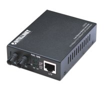 Intellinet Fast Ethernet Media Converter, 10/100Base-Tx to 100Base-Fx (ST) Multi-Mode, 2 km (1.24 mi) (Euro 2-pin plug)