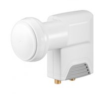 Goobay SAT Universal Twin 0.1dB Low Noise Block downconverter (LNB) 10.6 - 12.75 GHz White