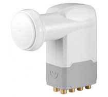 Goobay SAT Universal Octo 0.1dB Low Noise Block downconverter (LNB) 10.6 - 12.75 GHz White