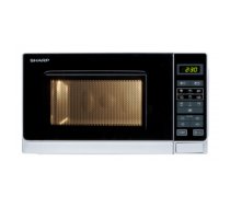 Sharp Home Appliances R-242INW microwave Countertop Solo microwave 20 L 800 W Silver