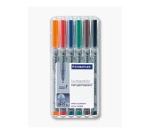 Staedtler 316 WP6 marker 1 pc(s) Black, Blue, Brown, Green, Orange, Red