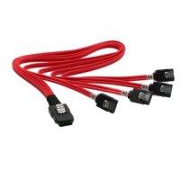 InLine 27620 SATA cable 0.5 m Red