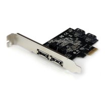 StarTech.com 2 Port PCI Express SATA 6 Gbps eSATA Controller Card - Dual Port PCIe SATA III Card - 2 Int/2 Ext