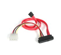 StarTech.com 18in SAS 29 Pin to SATA Cable with LP4 Power