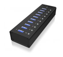 ICY BOX IB-AC6110 USB 3.2 Gen 1 (3.1 Gen 1) Micro-B 5000 Mbit/s Black