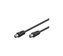 Goobay , 10m coaxial cable Black