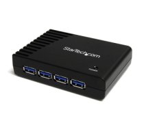 StarTech.com 4 Port Black SuperSpeed USB 3.0 Hub