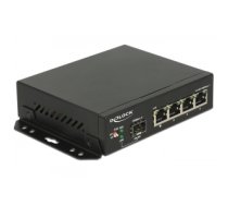 DeLOCK 87704 network switch Gigabit Ethernet (10/100/1000) Black