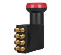 Megasat Octo LNB Diavolo Low Noise Block downconverter (LNB) 10.7 - 12.75 GHz Black, Red