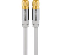 Goobay 70598 coaxial cable 1 m F White