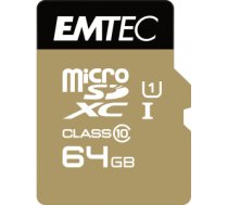 Emtec microSD Class10 Gold+ 64GB memory card