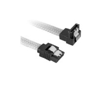 Sharkoon 0.6m, 2xSataIII SATA cable SATA 7-pin White