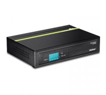 Trendnet TPE-S50 network switch Unmanaged L2 Fast Ethernet (10/100) Power over Ethernet (PoE) Black