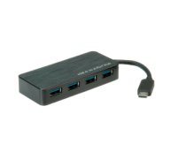 ROLINE USB 3.0 Hub, 4 Ports, with Power Supply