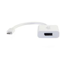 C2G USB C to DisplayPort Adapter Converter - USB Type C to DisplayPort White