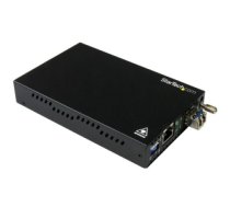 StarTech.com Gigabit Ethernet Copper-to-Fiber Media Converter - SM LC - 10 km