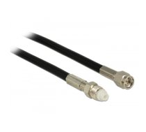 DeLOCK 12450 coaxial cable RG-58 7.5 m SMA FME Black