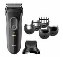 Braun 3000BT beard trimmer Wet & Dry Black, Grey
