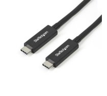 StarTech.com 3 ft. (1 m) Thunderbolt 3 Cable with 100W Power Delivery - 40Gbps