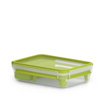 EMSA CLIP & GO Lunch container Green,Transparent Polypropylene (PP),Thermoplastic elastomer (TPE) 1.2 L 1 pc(s)