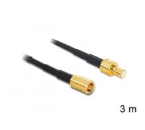 DeLOCK 88648 coaxial cable RG-174 3 m SMB Black