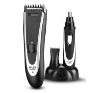 Adler | AD 2822 Hair clipper + trimmer, 18 hair clipping lengths, Thinning out function, Stainless steel blades, Black | Hair clipper + trimmer | Black AD 2822