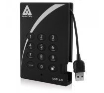 Apricorn Aegis Padlock USB 3.0 500GB external hard drive Black