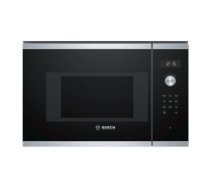 Bosch Serie 6 BFL524MS0 microwave Built-in Solo microwave 20 L 800 W Black, Stainless steel