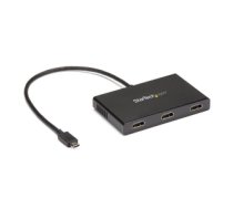 StarTech.com 3-Port Multi Monitor Adapter - USB-C to 3x HDMI Video Splitter - USB Type-C to HDMI MST Hub - Dual 4K 30Hz or Triple 1080p - Thunderbolt 3 Compatible - Windows Only