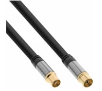 InLine 69203P coaxial cable 3 m IEC Black, Gold, Grey