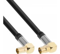 InLine 69210G coaxial cable 10 m IEC Blue, Gold, Grey