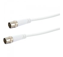 Schwaiger KDAK100 532 coaxial cable 10 m Type-F White