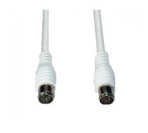 e+p FAS 25 coaxial cable 2.5 m F White