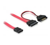 DeLOCK , 0.5m SATA cable Red