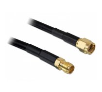 DeLOCK 5m RP-SMA coaxial cable CFD200 Black