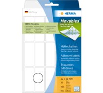 HERMA Multi-purpose labels 20x50 mm white Movables/removable paper matt 480 pcs