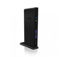 ICY BOX IB-DK2241AC Wired USB 3.2 Gen 1 (3.1 Gen 1) Type-A Black