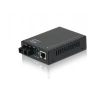 LevelOne RJ45 to SC Gigabit Media Converter, Multi-Mode Fiber, 550m