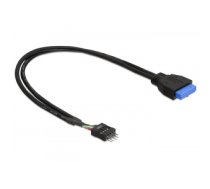 DeLOCK USB 3.0 19 pin - USB 2.0 8 pin 45cm Black