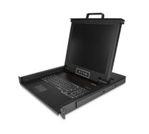 StarTech.com Rackmount KVM Console - Single Port VGA KVM with 17" LCD Monitor for Server Rack - Fully Featured Universal 1U LCD KVM Drawer w/Cables & Hardware - USB Support - 50,000 MTBF